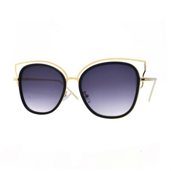 RETRO double wire cat eye sunglasses - Picture 1 of 2